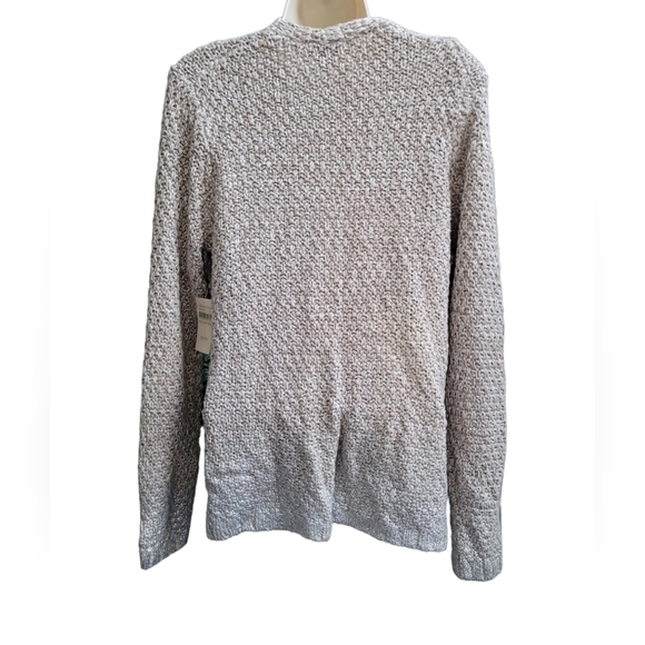 Coldwater Creek One Button Silver Dip Cardigan Large NWT - Picture 2 of 5